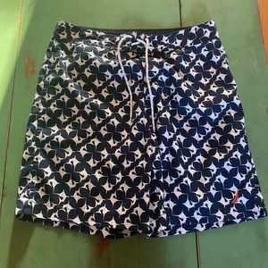 Nautica Blue Swordfish Board Shorts Swim Trunks Size 34.  No lining
